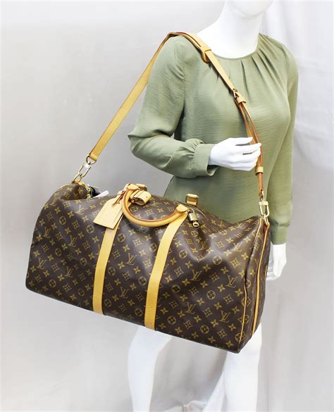 louis vuitton keepall 55 with shoulder strap replica|louis vuitton keepall 55 bandouliere.